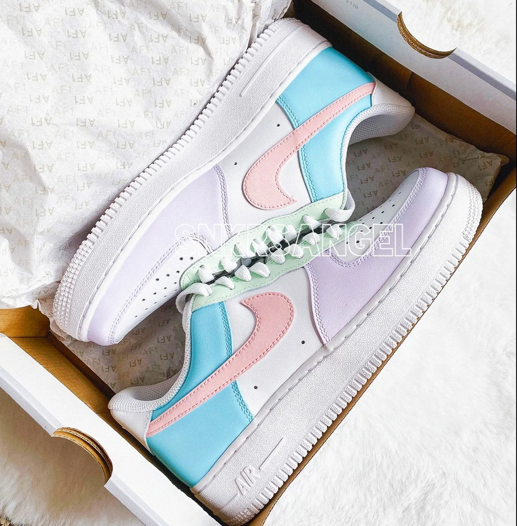 Custom nike air force 1 low pastel