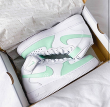 Load image into Gallery viewer, Custom Nike Shoes Air Force 1 mid-Mint
