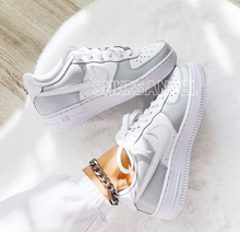 Load image into Gallery viewer, Custom air force 1 low light grey
