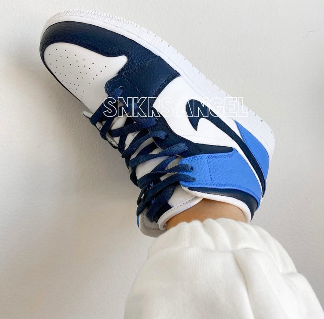 Nike Air Jordan 1 Mid Custom Sneakers